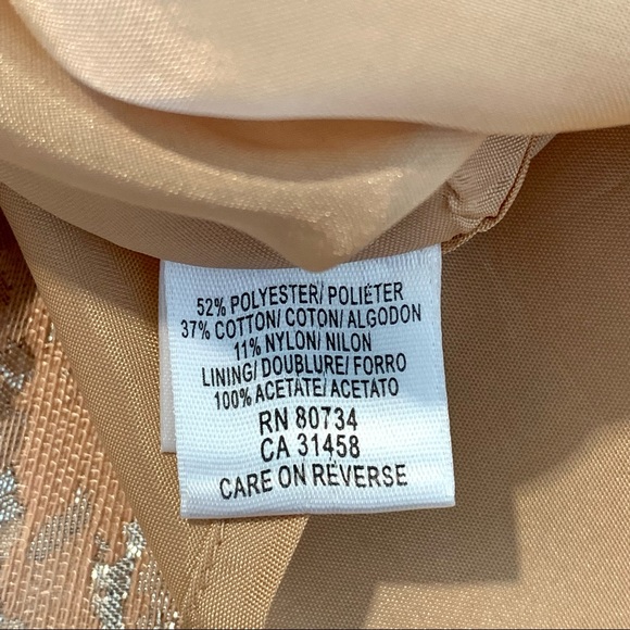 NWT BCBG MAX AZRIA Dana Paper Bag Waist Metallic Skirt—SZ. Small - Picture 9 of 16